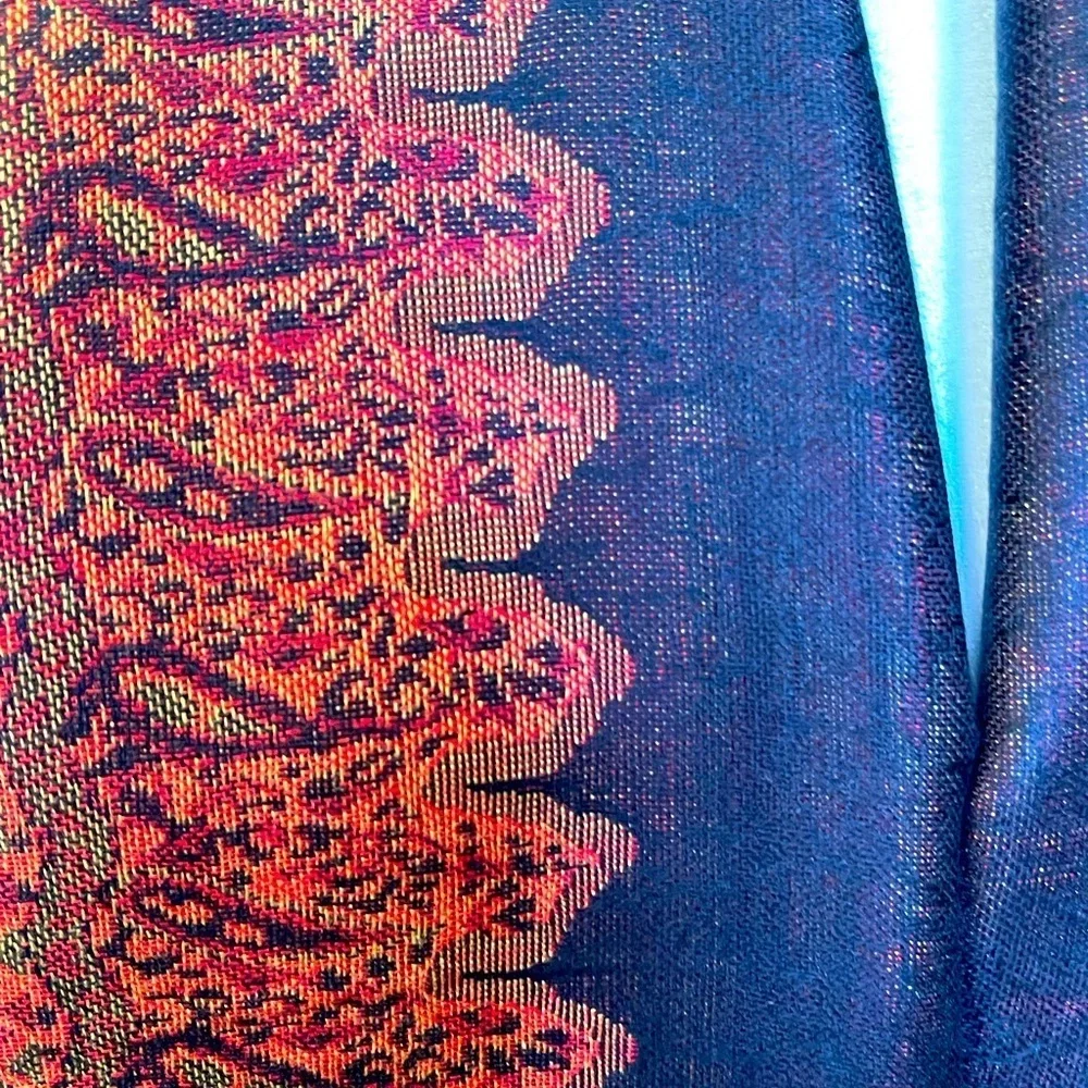 Beautiful Pashmina Style Border Pattern Scarf/ Shawl NEW